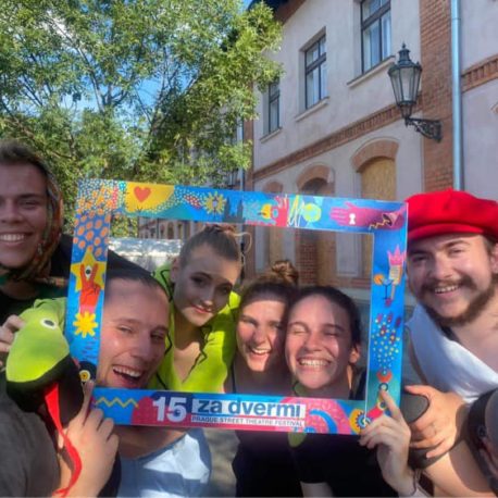 Študenti fakulty dramatických umení Akadémie umení